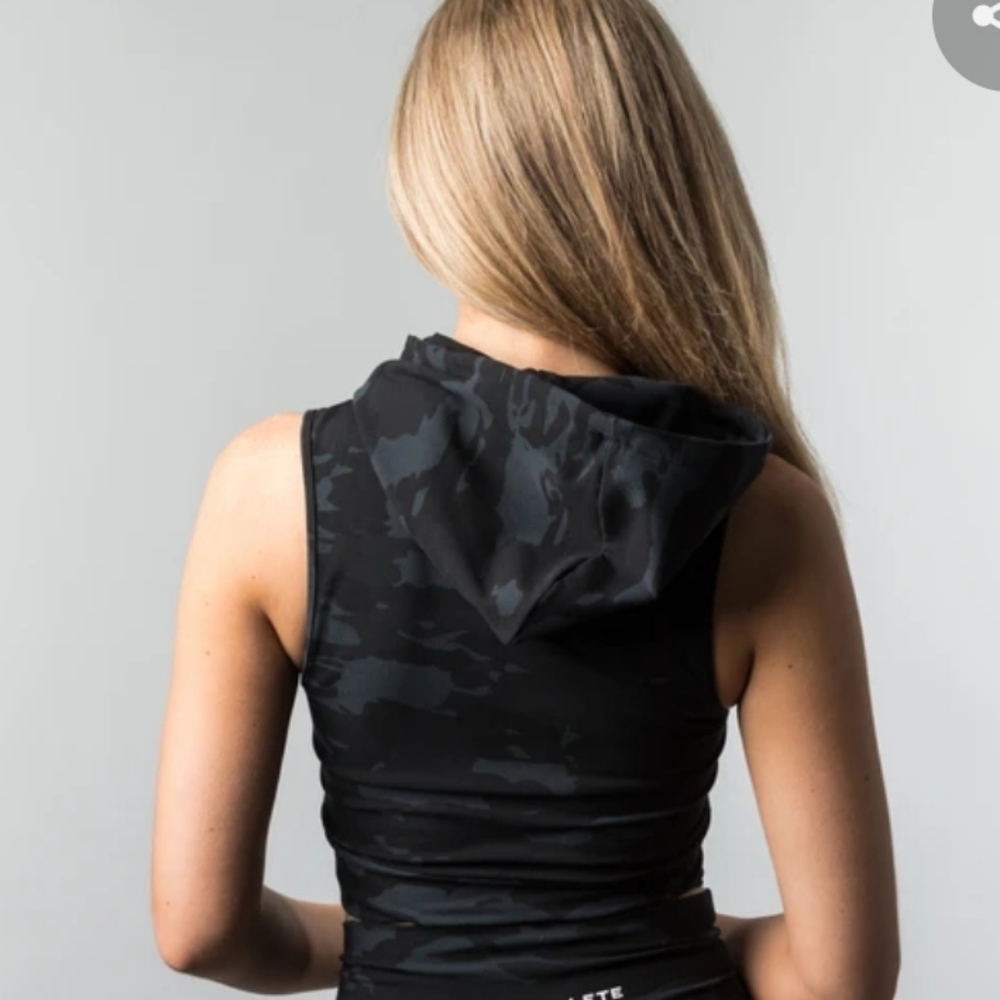 Alphalete crop tank hoodie
